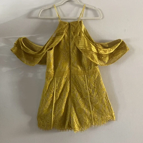 Anthropologie A Devyn Rae EMBROIDERED ROMPER size L - Picture 4 of 16